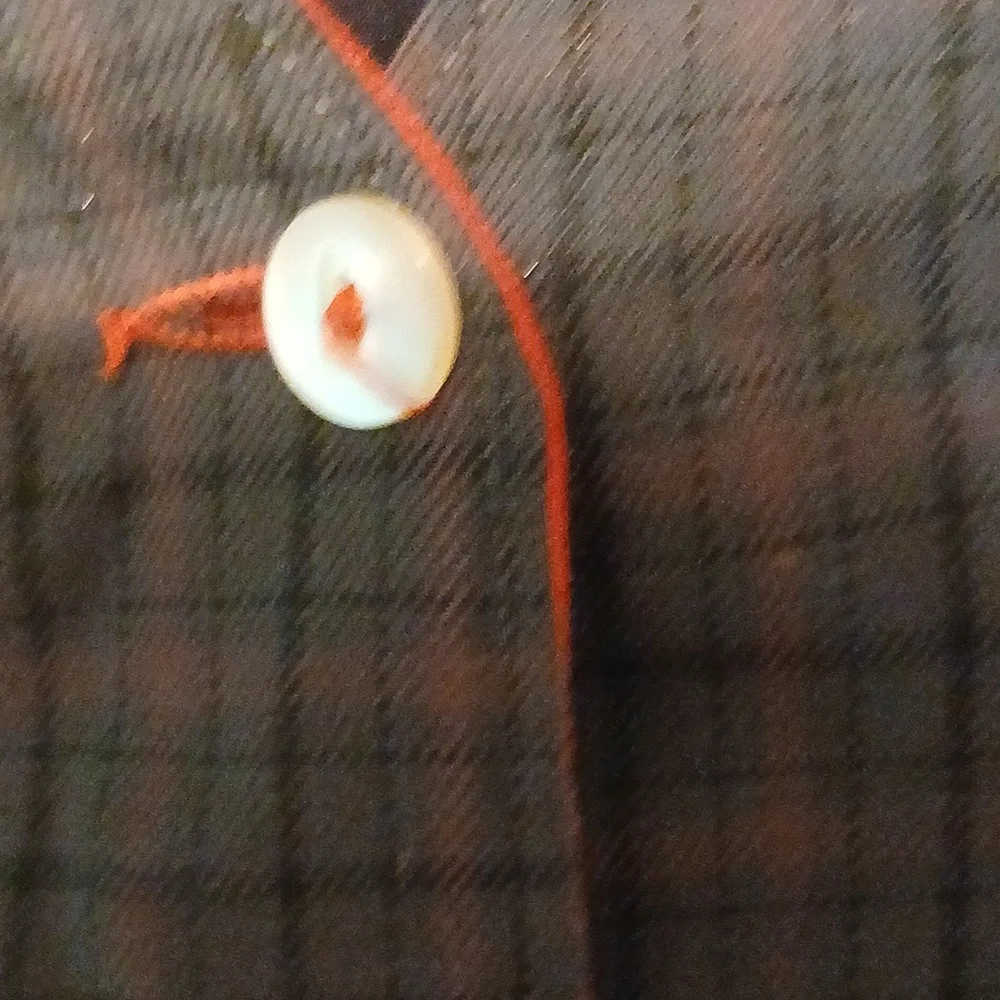 Chico's Black and Plaid Men's Vest - Picture 3 of 4